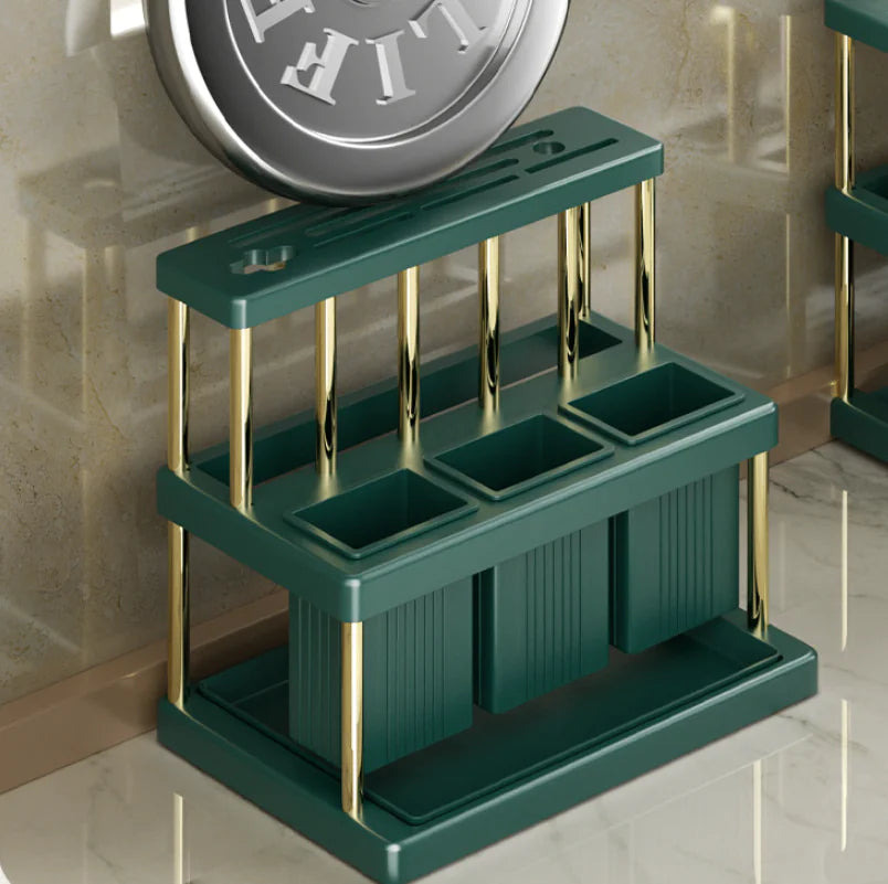 Luxury Kitchen Multifunctional Utensil Storage Rack - luxuryhomedecoridea.com