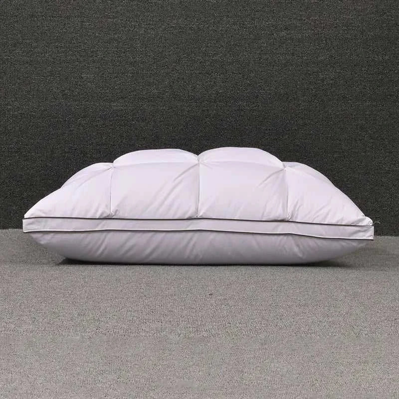 White Goose Down Cotton Single Sleep Aid Pillow - luxuryhomedecoridea.com