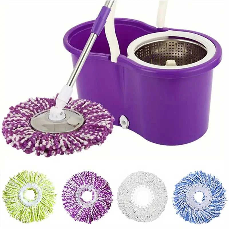 360° Rotating Microfiber Spin Mop Replacement Head - luxuryhomedecoridea.com