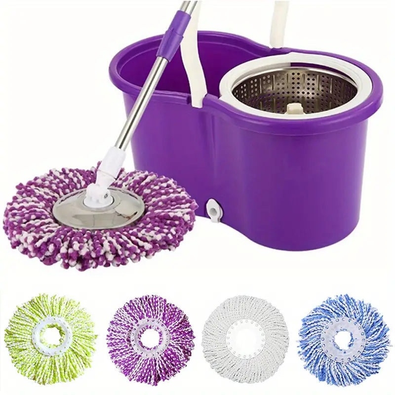 360° Rotating Microfiber Spin Mop Replacement Head