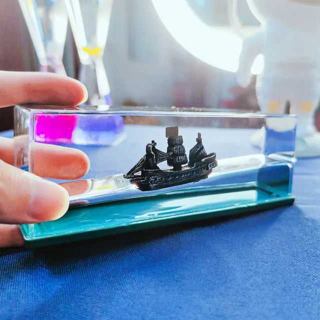 Creative Cruise Ship Fluid Drift Bottle - luxuryhomedecoridea.com