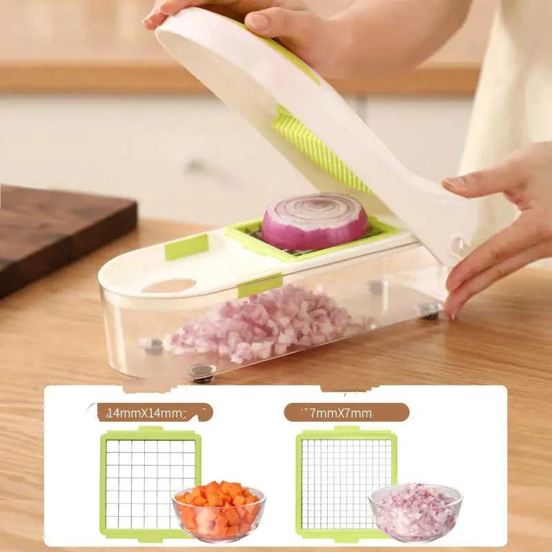 Multi-Functional Vegetable Cutter with Onion Dicer - luxuryhomedecoridea.com