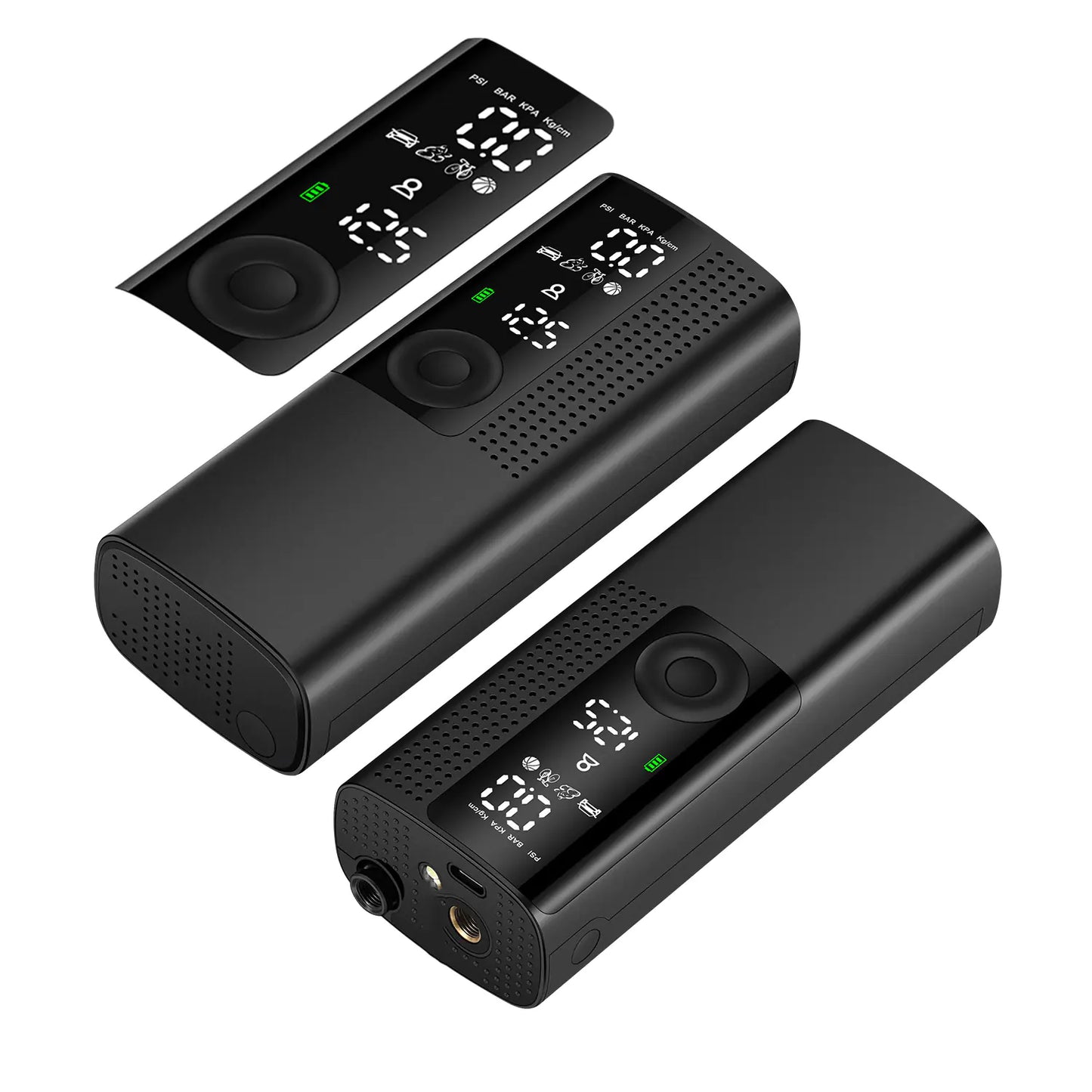 Portable Smart Car Tire Inflator with Digital Display