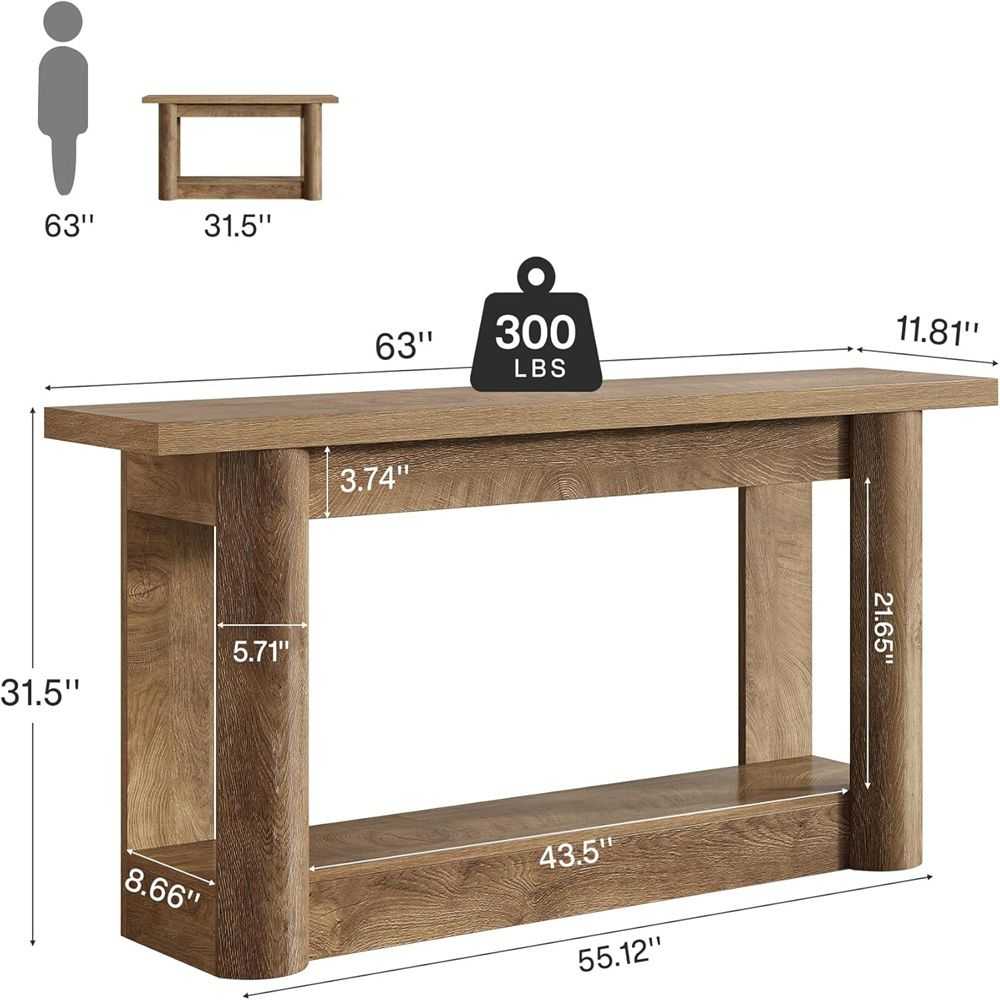 Main control desk, farmhouse entrance table, sofa table, entrance table, storage desk - luxuryhomedecoridea.com