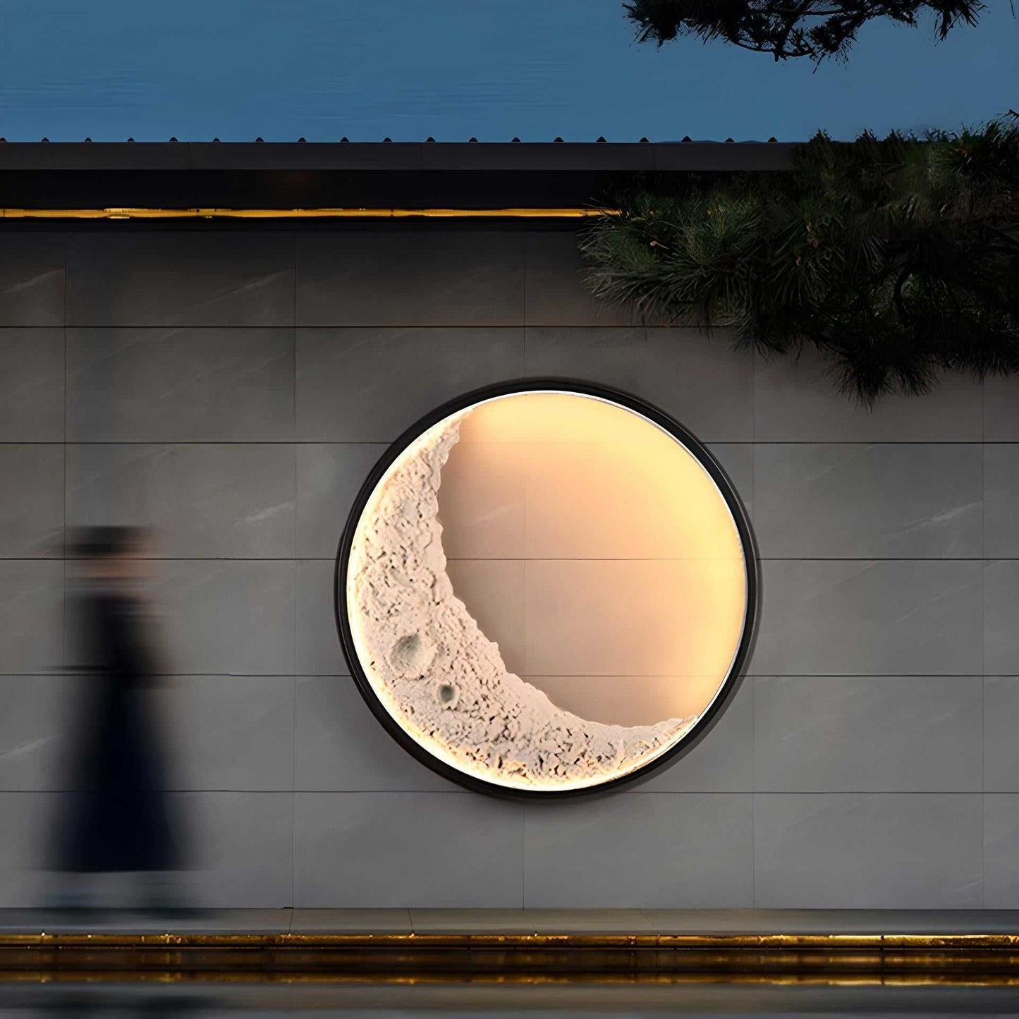 3D Moon Wall Lamp Indoor and Outdoor Lighting - luxuryhomedecoridea.com