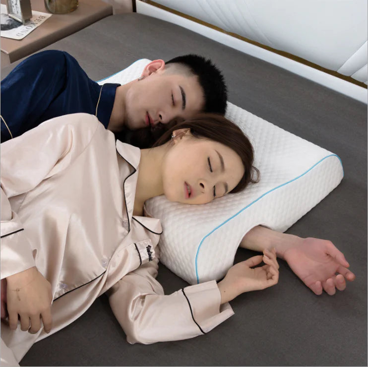 Couples Arched Cuddle Pillow with Memory Foam - luxuryhomedecoridea.com