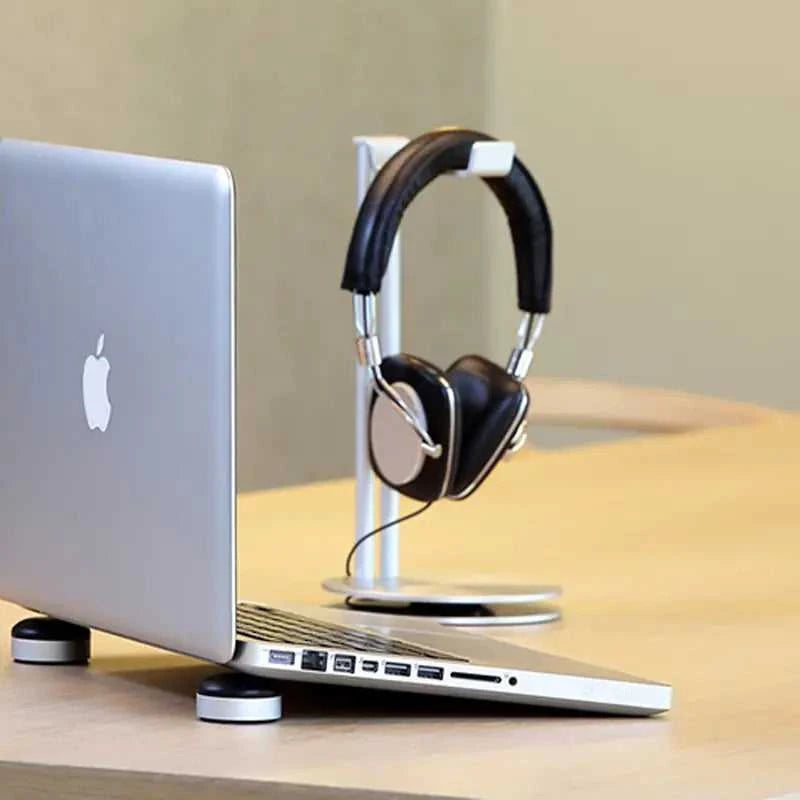 Metal Dual-Layer Headphone Stand for Storage and Display - luxuryhomedecoridea.com