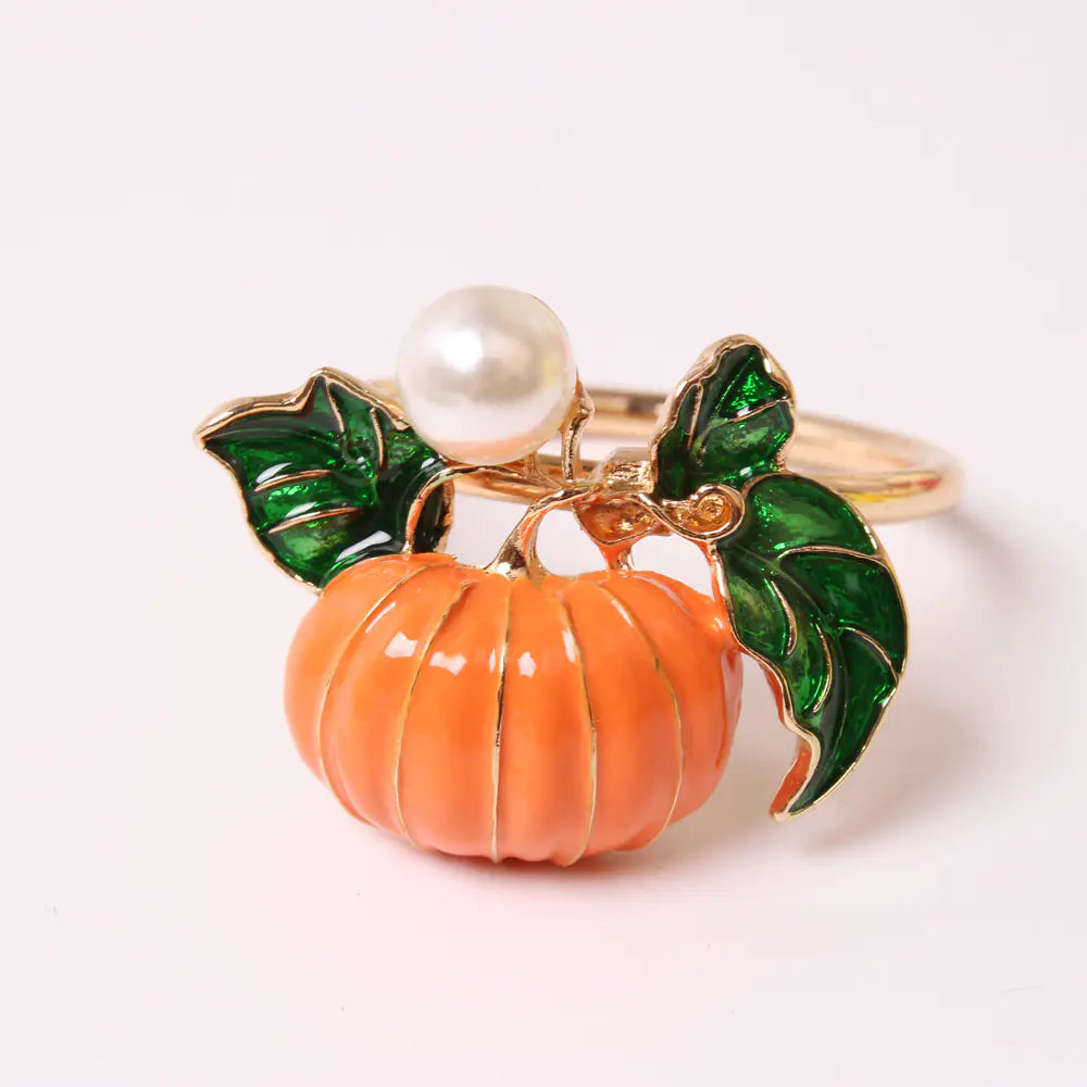 Amazon Pumpkin Napkin Holders in Antique Bronze