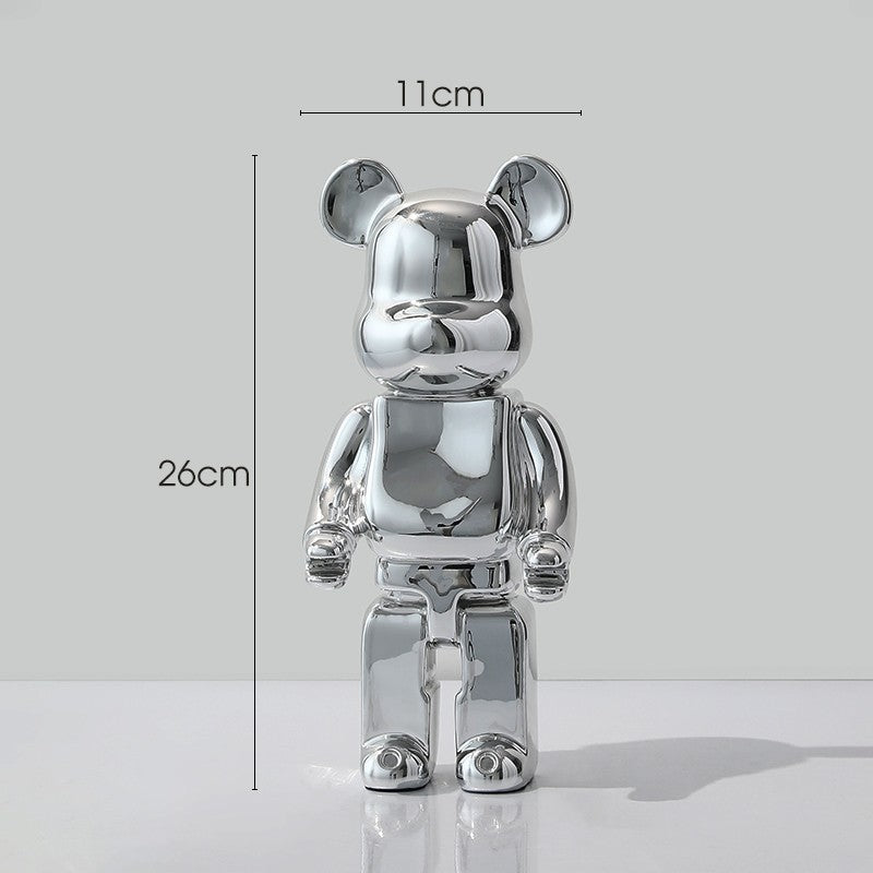 Luxury Electroplated Balloon Bear Decor for Home