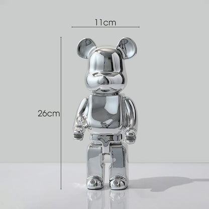 Luxury Electroplated Balloon Bear Decor for Home