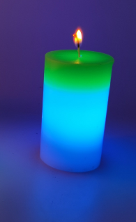 Creative LED Color Changing Wax Pillar Candles for Home