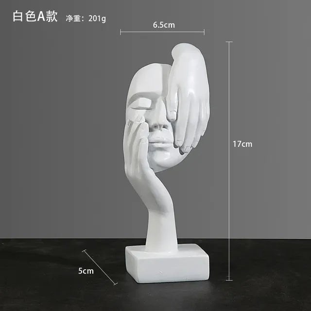 Abstract Character Statue - Nordic Luxury Desktop Decor