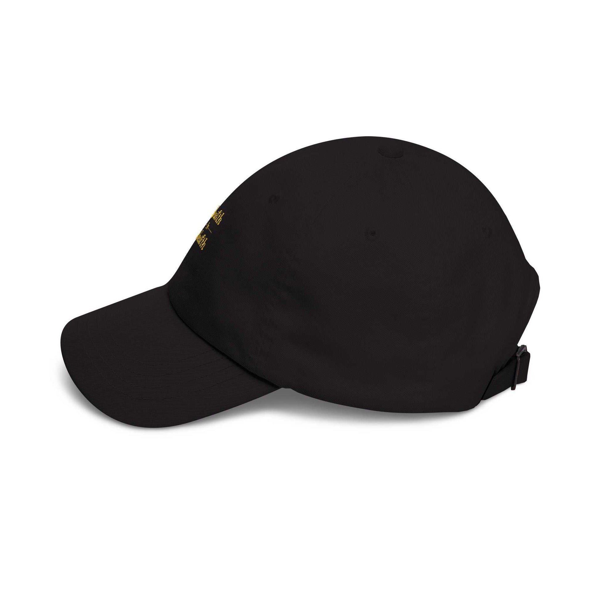 Dad Cap - 'Watch Your Mouth' Embroidered Gold Script - luxuryhomedecoridea.com