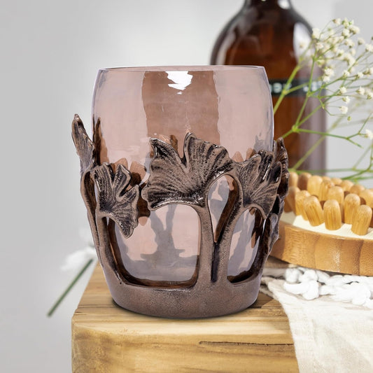 Elegant Aura – Stylish Bathroom Tumbler Contemporary Decorative Home Accent