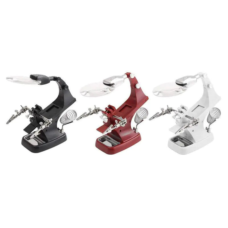 Magnifier 3X/4.5X Welding Desk with LED Alligator Clip - luxuryhomedecoridea.com