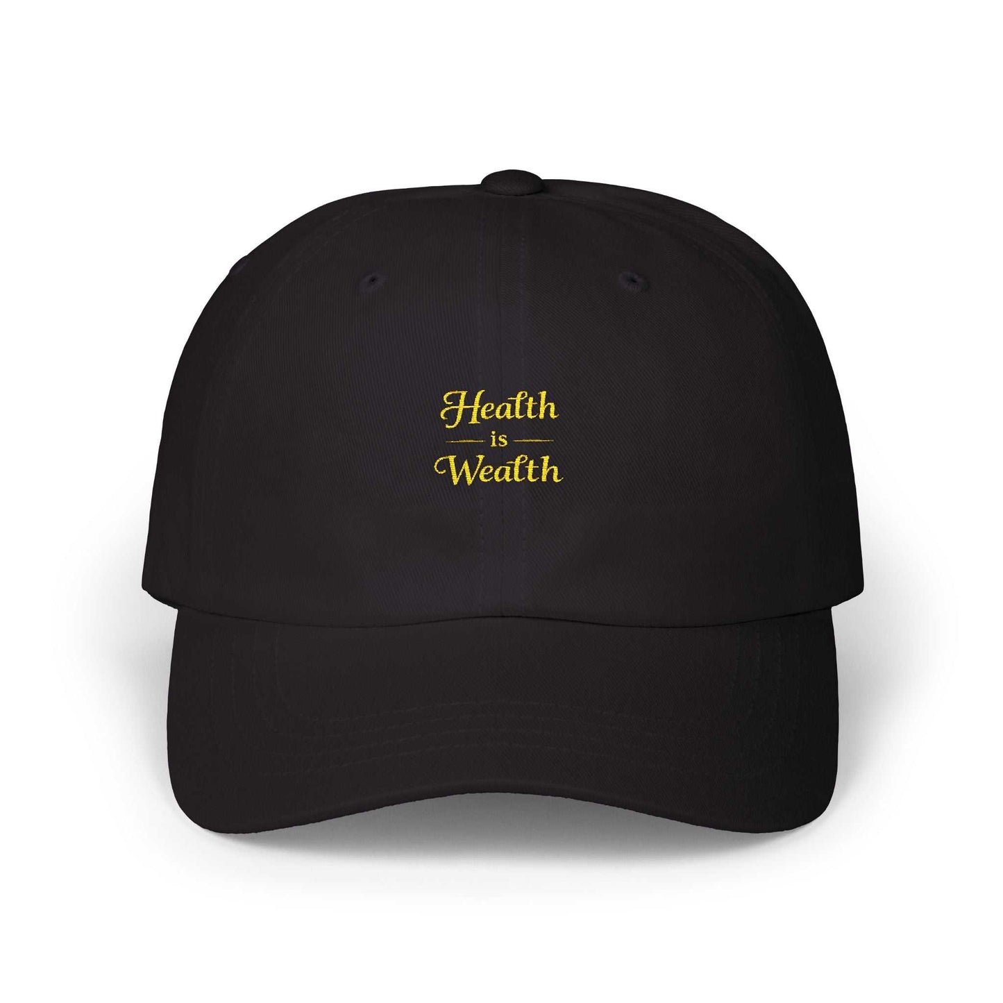 Dad Cap - 'Watch Your Mouth' Embroidered Gold Script - luxuryhomedecoridea.com