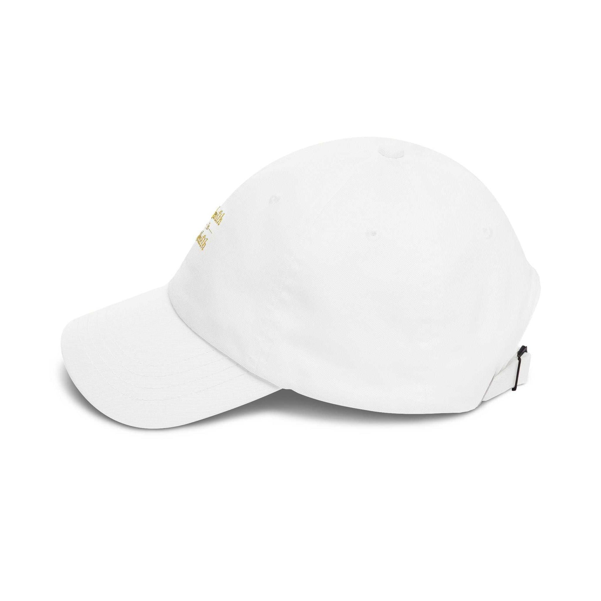 Dad Cap - 'Watch Your Mouth' Embroidered Gold Script - luxuryhomedecoridea.com