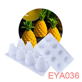Silicone Fruit-Shaped Molds for Halloween Candles & Cakes