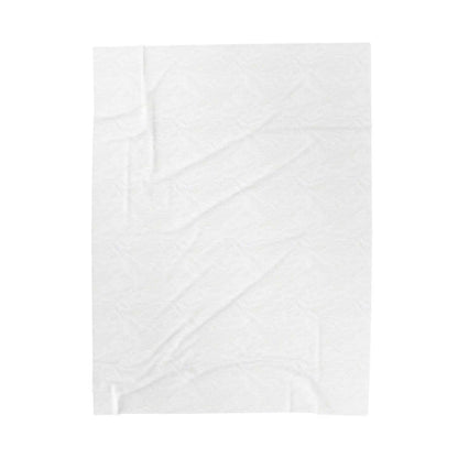 Velveteen Plush Blanket – "Health is Wealth" Gold Script Cozy Throw - luxuryhomedecoridea.com
