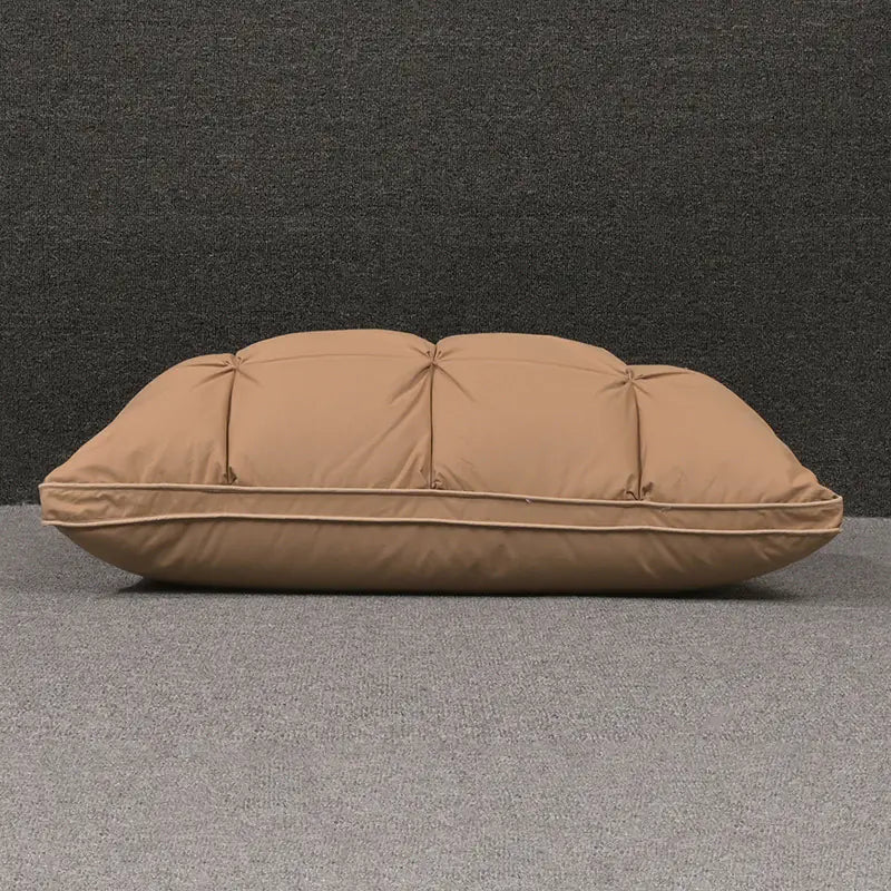 White Goose Down Cotton Single Sleep Aid Pillow