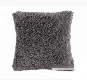 Customizable Plush Pillow Covers for Sofas and Cars