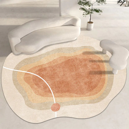 Luxury Style Living Room Area Rug with Non-Slip Design