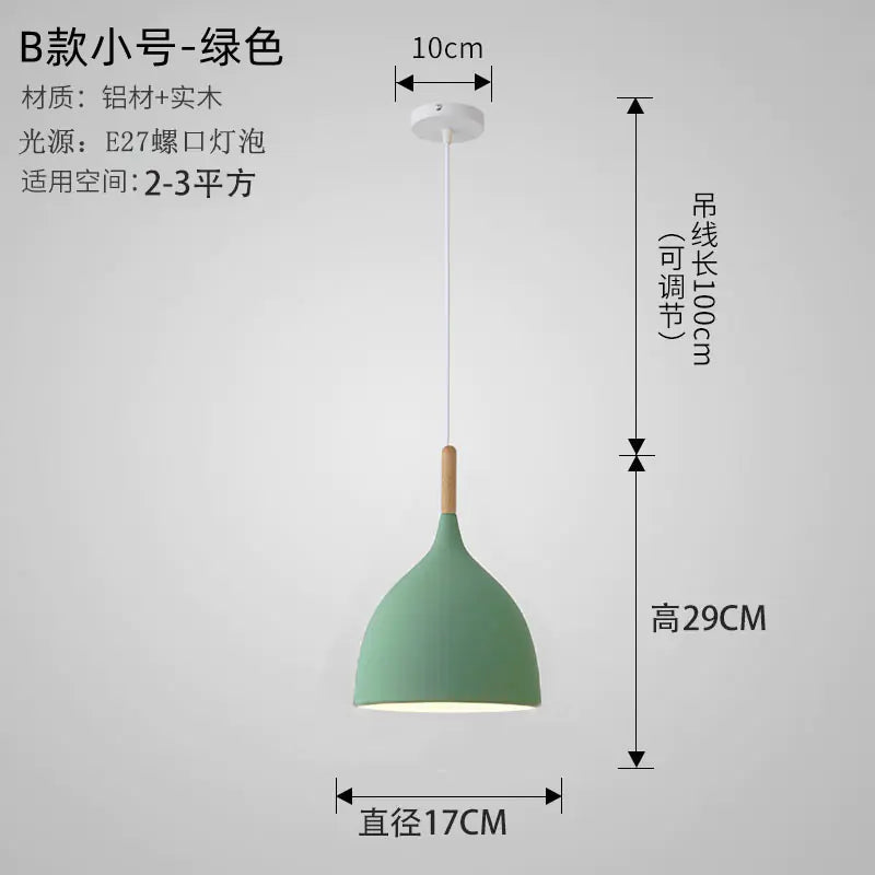 Nordic Style Vintage Restaurant Pendant Light Fixture