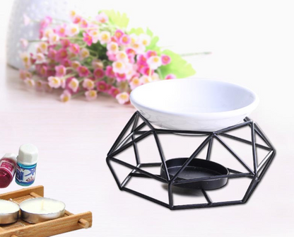 Spatial Iron Incense Burner and Indoor Candle Holder