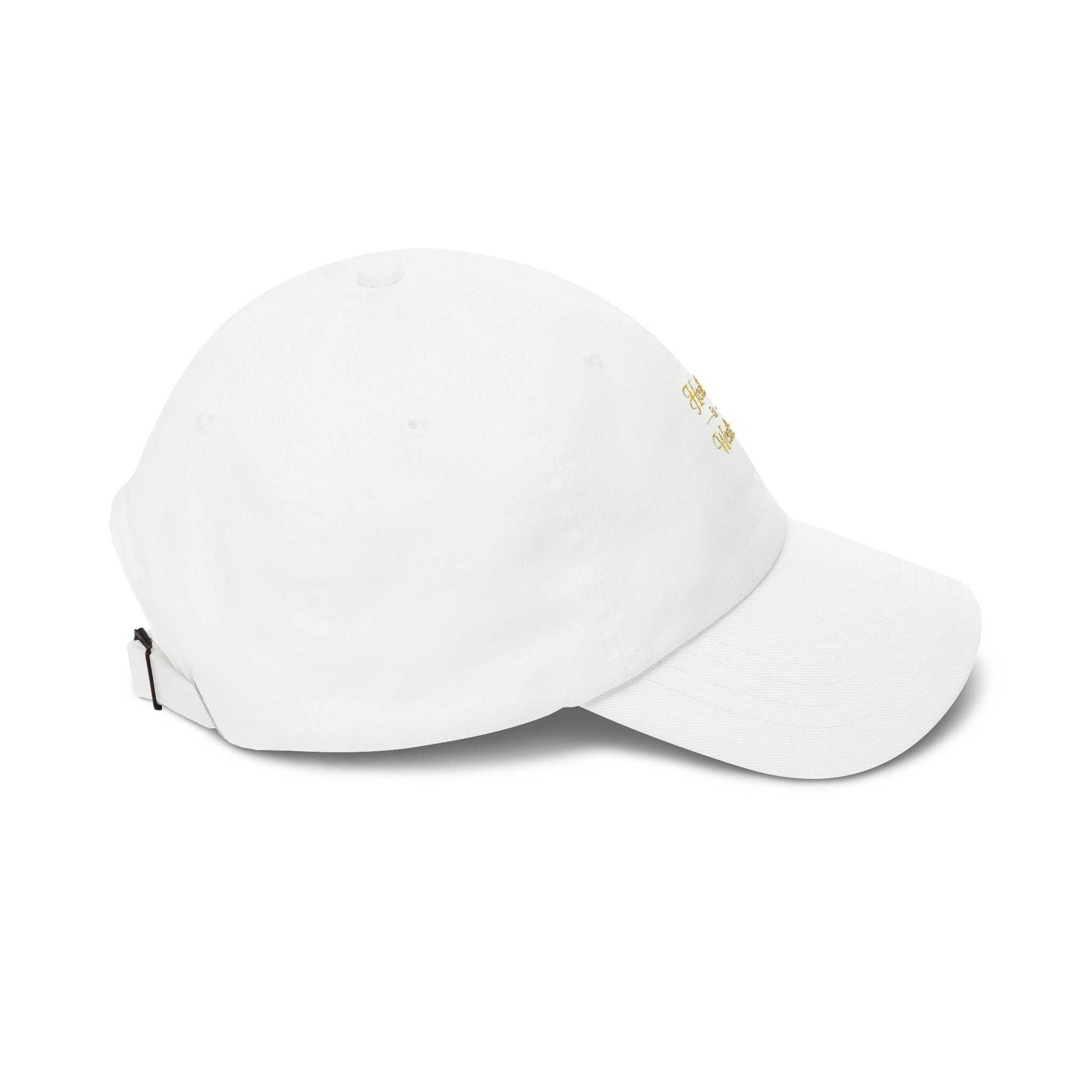 Dad Cap - 'Watch Your Mouth' Embroidered Gold Script - luxuryhomedecoridea.com