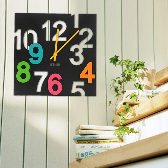 Colorful 3D Hollow Art Wall Clock