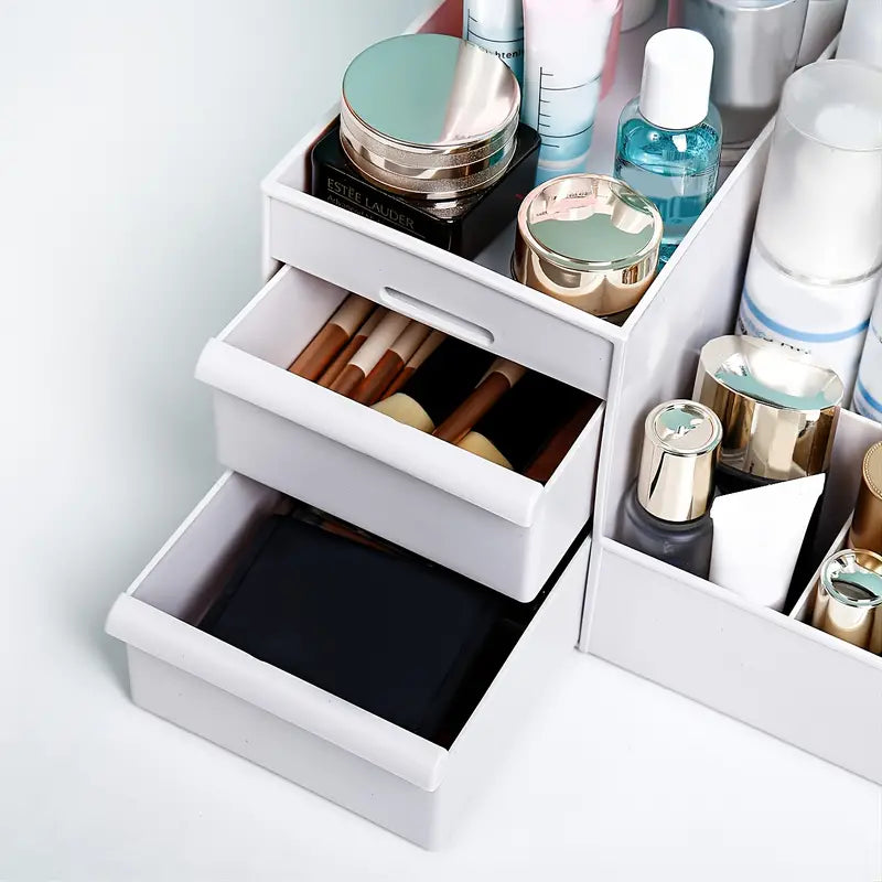 1pc Multifunctional Drawer Storage Box for Skin Care