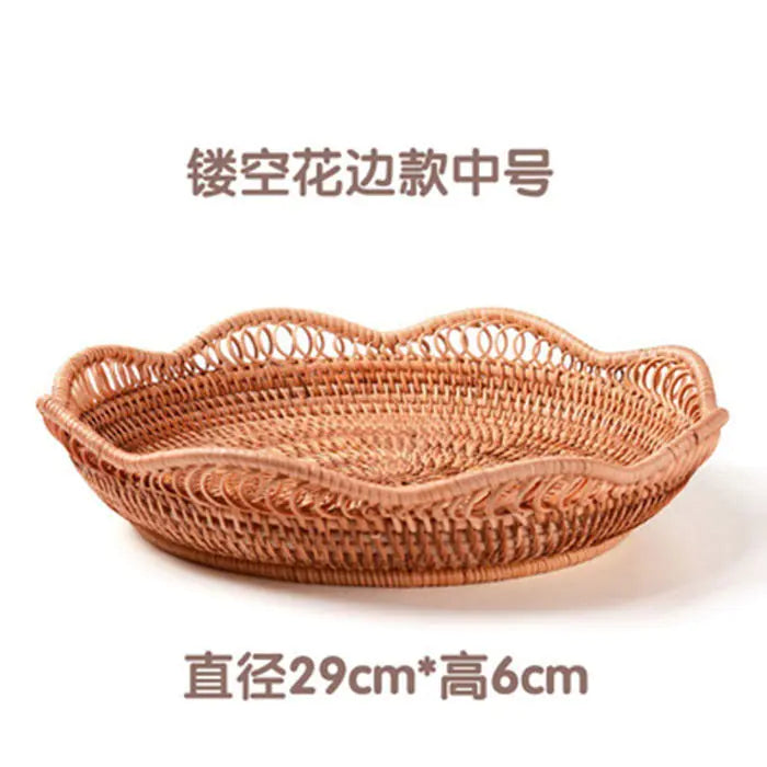Handmade Vietnamese Wicker Candy Basket Set (3 Pieces)