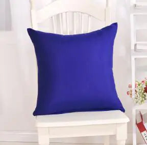 Solid Color Plush Pillow Covers for Sofa and Office - luxuryhomedecoridea.com