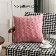 1pc Solid Color Throw Pillow Cover (Pillow Not Included)
