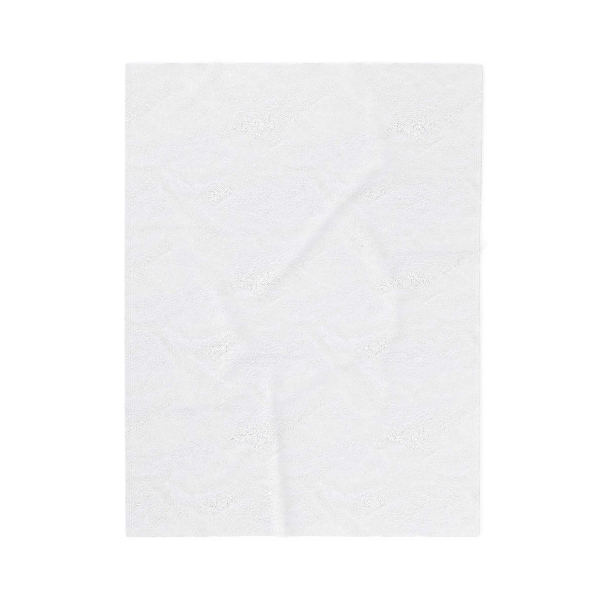 Velveteen Plush Blanket – "Health is Wealth" Gold Script Cozy Throw - luxuryhomedecoridea.com
