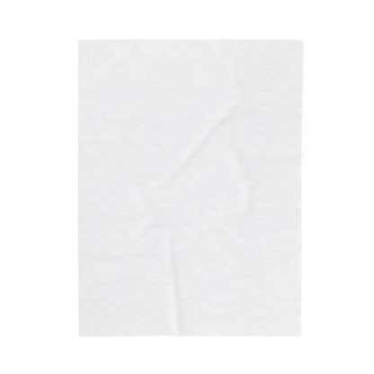 Velveteen Plush Blanket – "Health is Wealth" Gold Script Cozy Throw - luxuryhomedecoridea.com