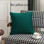 1pc Solid Color Throw Pillow Cover (Pillow Not Included)