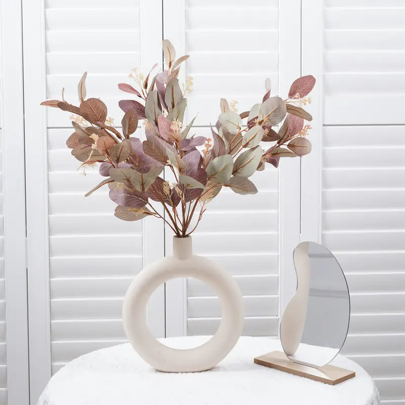 28in Artificial Eucalyptus Stem for Home Decor