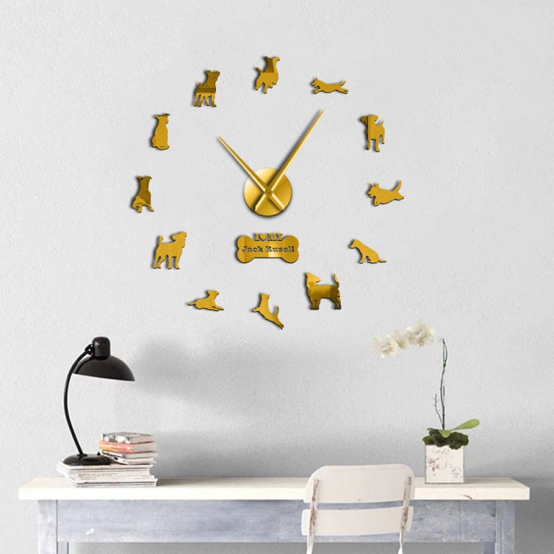3D Acrylic Mirror Wall Clock