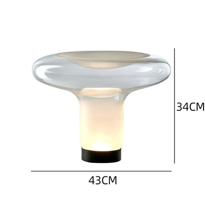 Italian Designer Glass Table Lamp for Luxury Decor