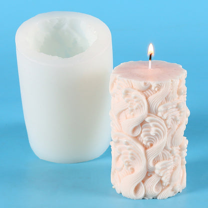 Cylindrical Aromatherapy Candle Silicone Mold Set