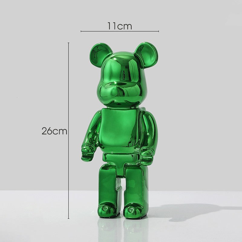 Luxury Electroplated Balloon Bear Decor for Home