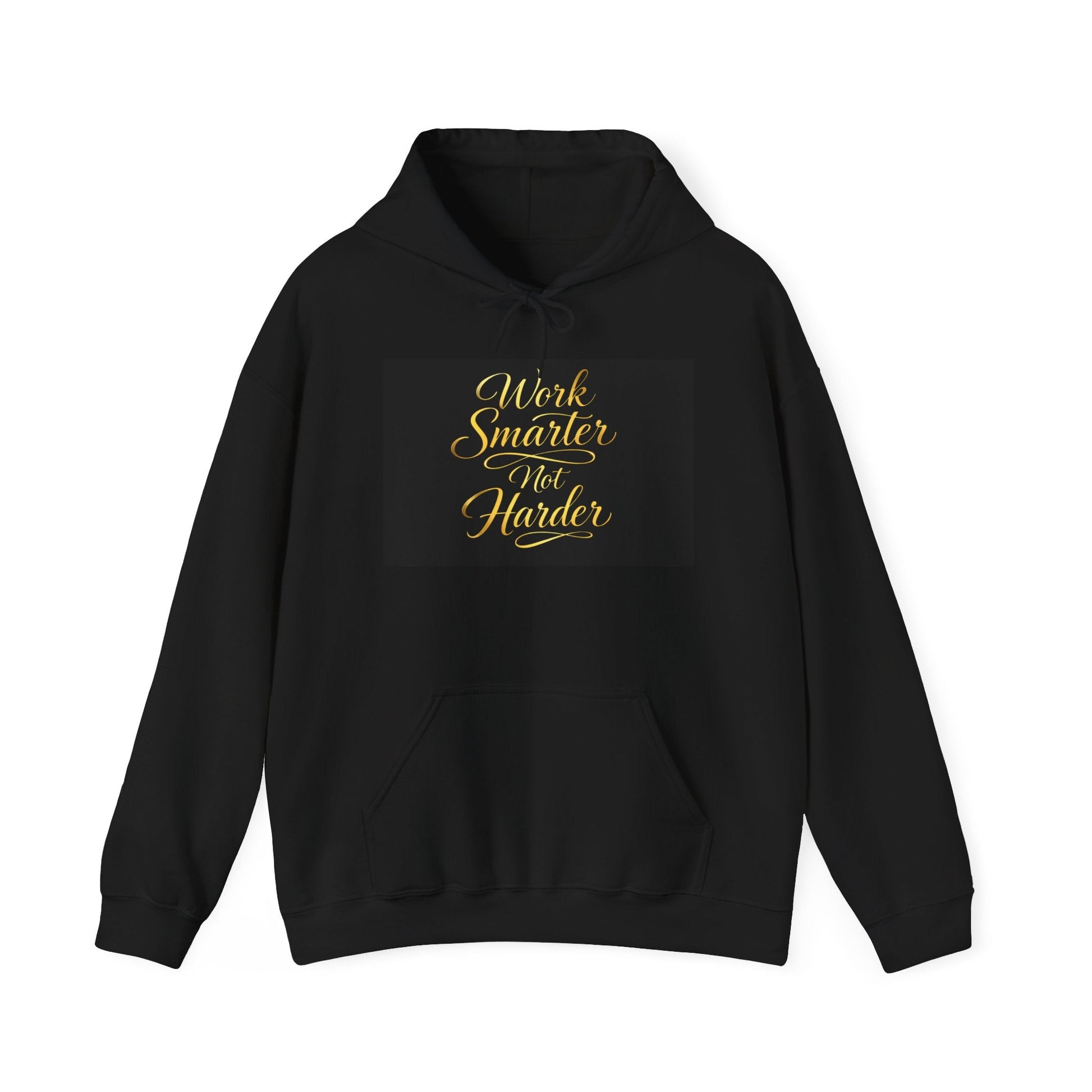 Work Smarter Not Harder Hoodie — Motivational Gold Script Pullover - luxuryhomedecoridea.com
