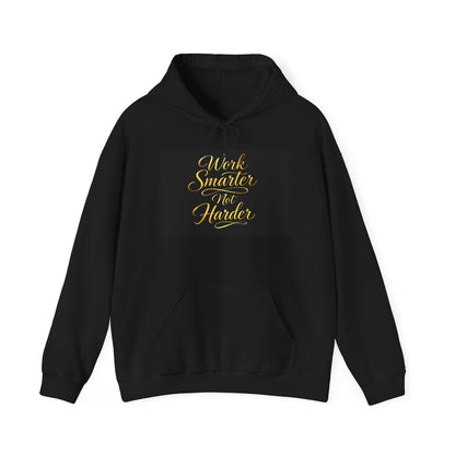 Work Smarter Not Harder Hoodie — Motivational Gold Script Pullover - luxuryhomedecoridea.com