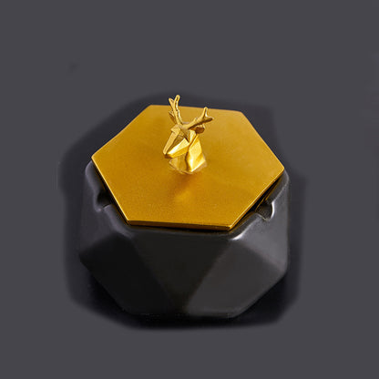 Nordic Style Luxury Decorative Ashtray for Dining Tables