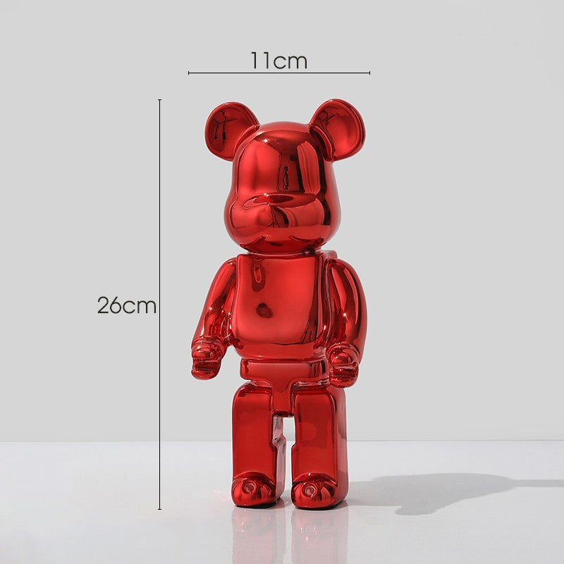 Luxury Electroplated Balloon Bear Decor for Home