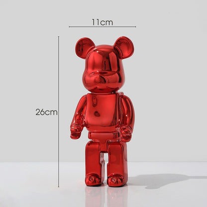 Luxury Electroplated Balloon Bear Decor for Home