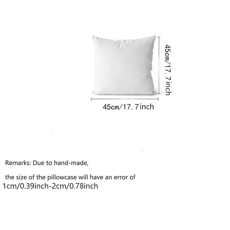 1pc Solid Color Throw Pillow Cover (Pillow Not Included)