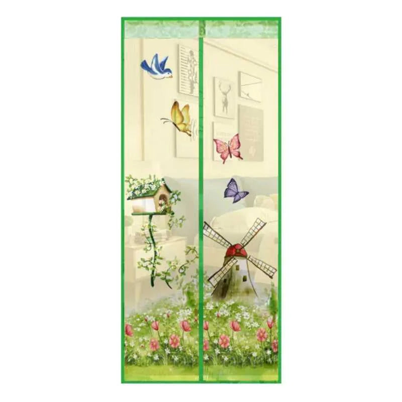 Mosquito and Fly Screen Door Curtain with Magnetic Closure - luxuryhomedecoridea.com