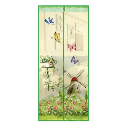 Mosquito and Fly Screen Door Curtain with Magnetic Closure - luxuryhomedecoridea.com